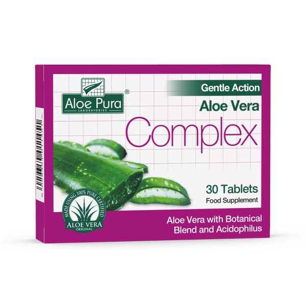 Aloe Pura Aloe Vera Gentle Action Complex 30 Tablets on Sale