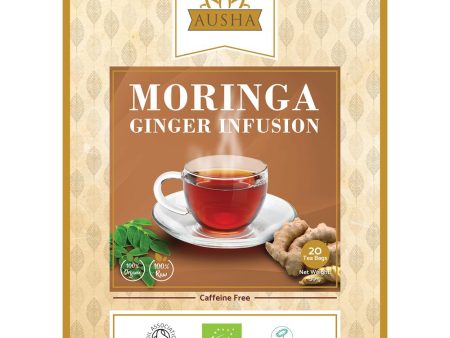 AUSHA Moringa Ginger Tea 20 Bags Supply