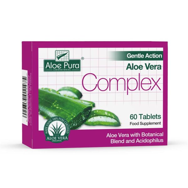 Aloe Pura Aloe Vera Gentle Action Complex 60 Tablets For Discount