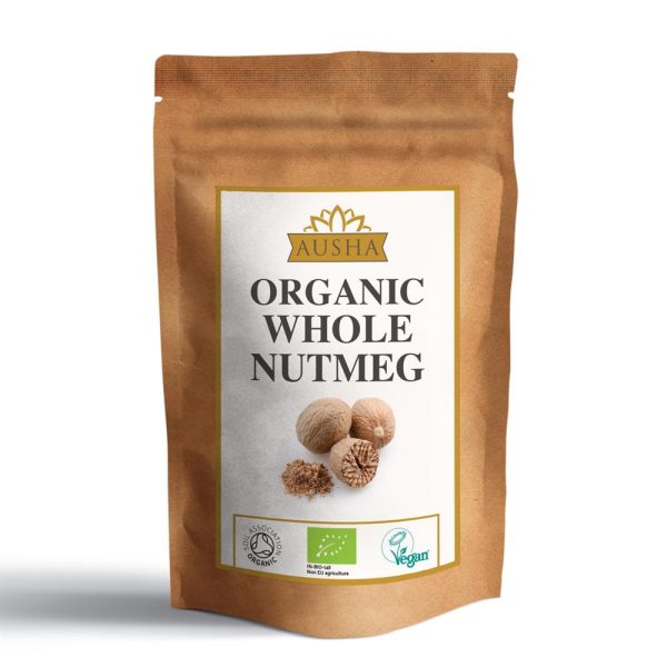 AUSHA Organic Nutmeg whole 50g - 1* Star Great Taste Award Online now