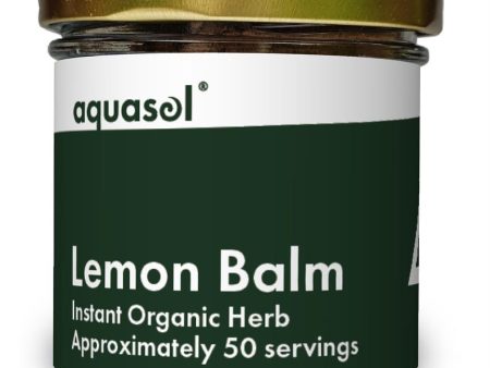 Aquasol Organic Lemon Balm Instant Herbal Tea 20g For Cheap