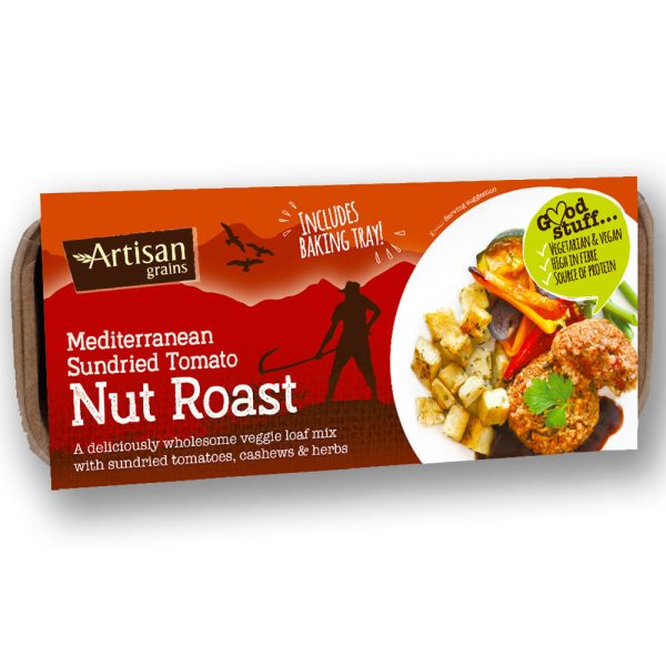 Artisan Grains Nut Roast - Mediterranean Sundried Tomato 200g Hot on Sale