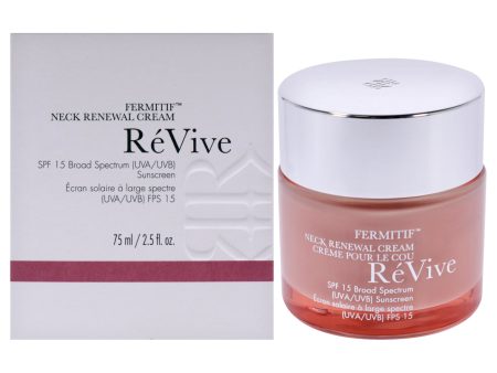 ReVive Fermitif Neck Renewal Cream Sunscreen SPF 15 by Revive for Women - 2.5 oz Sunscreen Sale