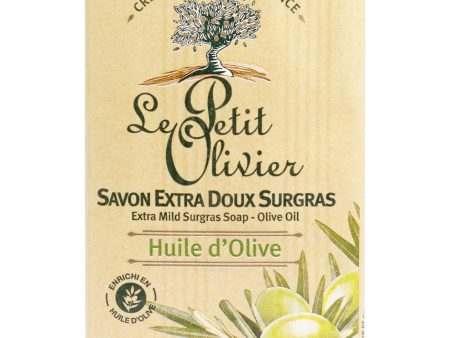 Le Petit Olivier Extra Mild Surgras Soap - Olive Oil by Le Petit Olivier for Men - 8.8 oz Soap Online Hot Sale