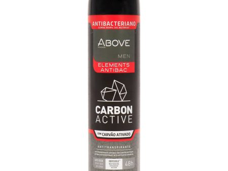 Above 48 Hours Elements Antibac Antiperspirant Deodorant - Carbon by Above for Men - 3.17 oz Deodorant Spray Hot on Sale