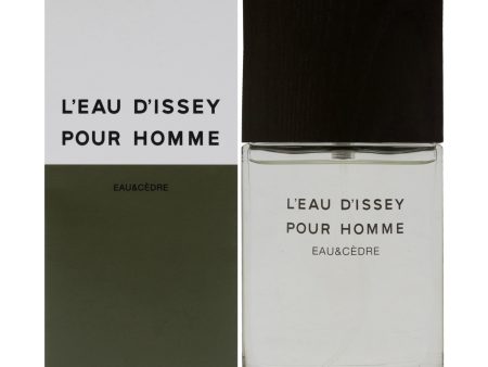 Issey Miyake Leau Dissey Eau and Cedre by Issey Miyake for Men - 1.6 oz EDT Intense Spray Fashion