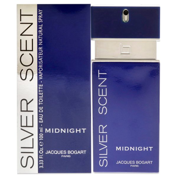 Jacques Bogart Silver Scent Midnight by Jacques Bogart for Men - 3.3 oz EDT Spray Online now