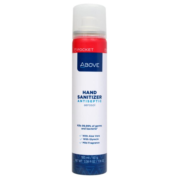 Above Antiseptic Hand Sanitizer Aerosol Spray by Above for Unisex - 3.38 oz Hand Sanitizer Online Hot Sale