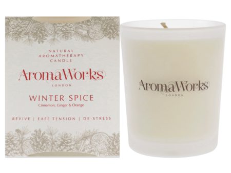 Aromaworks Winter Spice 10cl - Cinnamon Ginger and Orange by Aromaworks for Unisex - 1 Pc Candle Online now