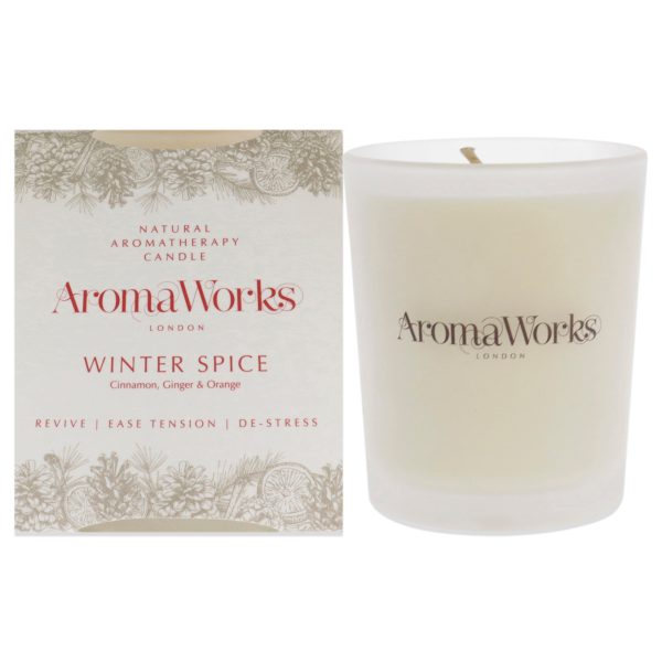 Aromaworks Winter Spice 10cl - Cinnamon Ginger and Orange by Aromaworks for Unisex - 1 Pc Candle Online now