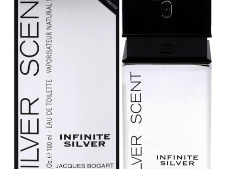 Jacques Bogart Silver Scent Infinite Silver by Jacques Bogart for Men - 3.33 oz EDT Spray Online now