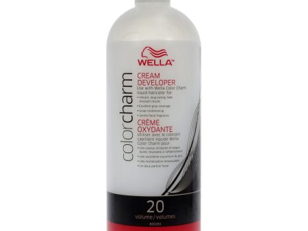 Wella Color Charm 20 Volume Creme Developer by Wella for Unisex - 32 oz Lightener Hot on Sale