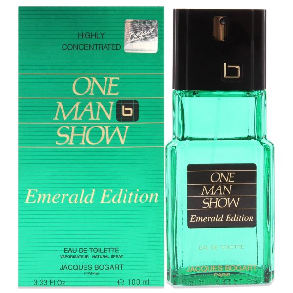 Jacques Bogart One Man Show by Jacques Bogart for Men - 3.33 oz EDT Spray (Emerald Edition) Discount