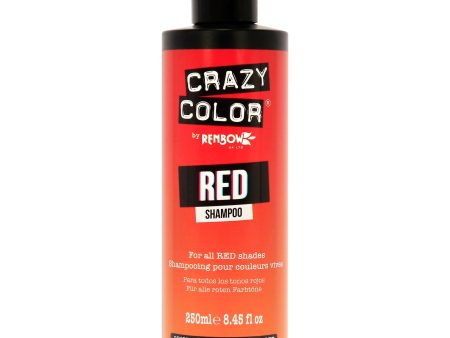 Crazy Color Vibrant Color Shampoo - Red by Crazy Color for Unisex - 8.45 oz Shampoo Online now