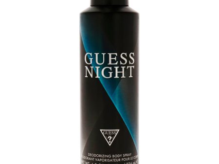 Guess Guess Night Deodorant Body Spray by Guess for Men - 6 oz Body Spray Online Sale