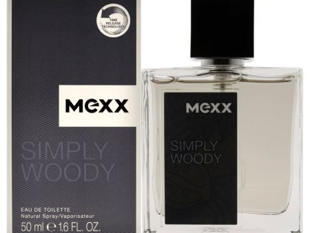 Mexx Simply Woody by Mexx for Men - 1.6 oz EDT Spray Sale