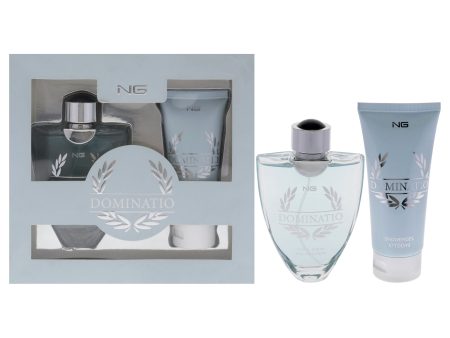 NG Perfume Dominatio Kit by NG Perfume for Men - 2 Pc Gift Set 2.7oz EDT Spray, 3.4oz Shower Gel For Sale