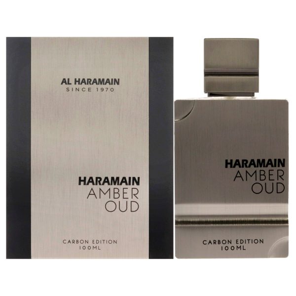 Al Haramain Amber Oud - Carbon Edition by Al Haramain for Men - 3.4 oz EDP Spray Sale