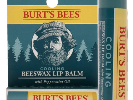 Burt s Bees Mens Cooling Lip Balm Blister by Burts Bees for Men - 0.15 oz Lip Balm Online