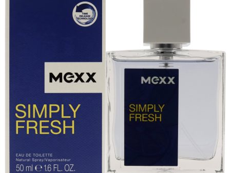 Mexx Simply Fresh by Mexx for Men - 1.6 oz EDT Spray Fashion