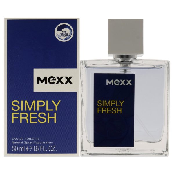 Mexx Simply Fresh by Mexx for Men - 1.6 oz EDT Spray Fashion