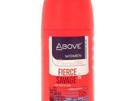 Above 72 Hours Personalities Antiperspirant Deodorant - Fierce and Savage by Above for Women - 1.7 oz Deodorant Roll-On Online Sale