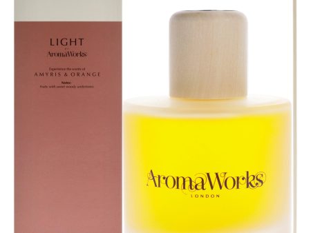 Aromaworks Light Range Reed Diffuser - Amyris and Orange by Aromaworks for Unisex - 6.76 oz Reed Diffuser Fashion