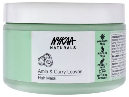 Nykaa Naturals Hair Mask - Amla and Curry Leaves by Nykaa Naturals for Women - 6.76 oz Masque on Sale