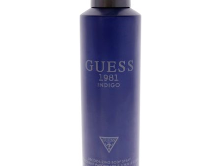 Guess Guess 1981 Indigo by Guess for Men - 6 oz Body Spray Hot on Sale