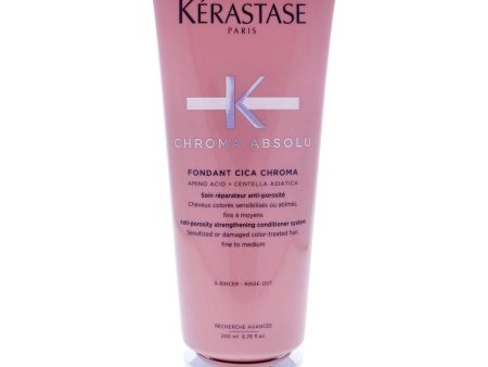 Kerastase Chroma Absolu Fondant Cica Chroma Conditioner by Kerastase for Unisex - 6.76 oz Conditioner Online now