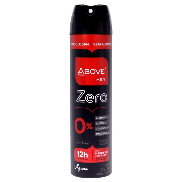 Above 12 Hours Feel Free Deodorant - Zero by Above for Men - 3.17 oz Deodorant Spray Fashion