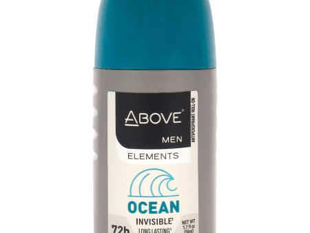 Above 72 Hours Element Antiperspirant Deodorant - Ocean by Above for Men - 1.7 oz Deodorant Roll-On For Sale