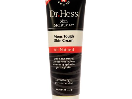 Dr. Hess Skin Moisturizer - Mens Tough Skin Cream by Dr. Hess for Men - 4 oz Cream For Sale