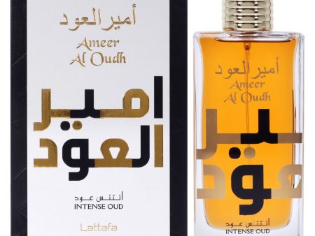 Lattafa Ameer Al Oudh Intense Oud by Lattafa for Men - 3.4 oz EDP Spray For Cheap