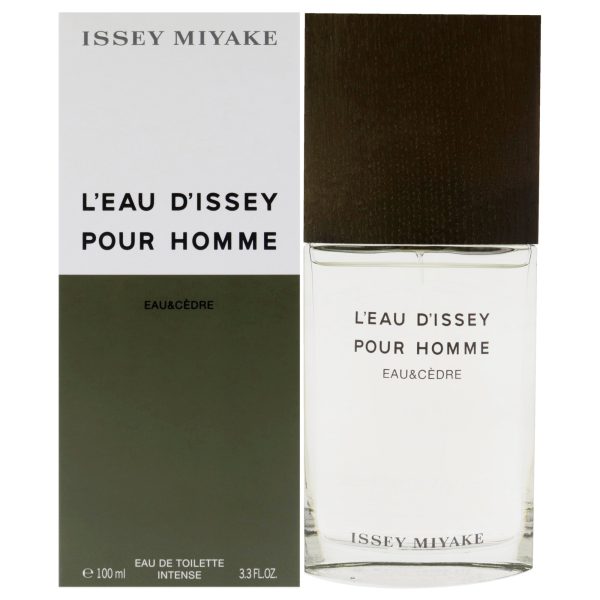 Issey Miyake Leau Dissey Eau and Cedre by Issey Miyake for Men - 3.3 oz EDT Intense Spray Cheap