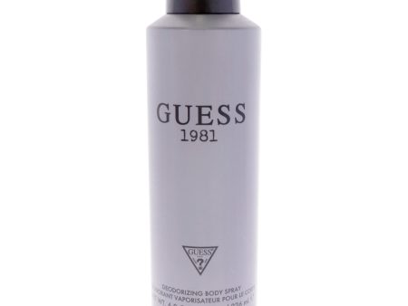 Guess Guess 1981 by Guess for Men - 6 oz Body Spray For Cheap