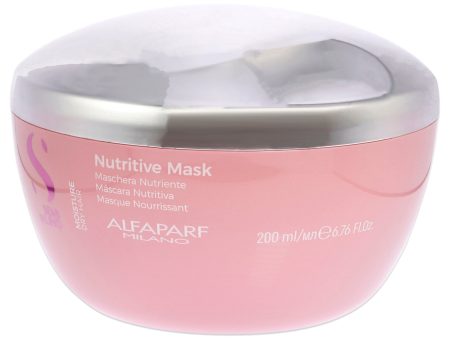 Alfaparf Milano Semi Di Lino Moisture Nutritive Mask by Alfaparf Milano for Unisex - 6.76 oz Maque Fashion