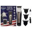 Barbasol Rechargeable T-Blade Pro Trimmer and Detailer by Barbasol for Men - 8 Pc T-Blade, Trimmer, 3 Guide Combs, Detailer, Cleansing Brush, Oil on Sale