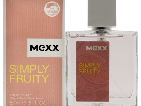 Mexx Simply Fruity by Mexx for Men - 1.6 oz EDT Spray Cheap