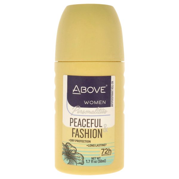 Above 72 Hours Personalities Antiperspirant Deodorant - Peaceful and Fashion by Above for Women - 1.7 oz Deodorant Roll-On Sale