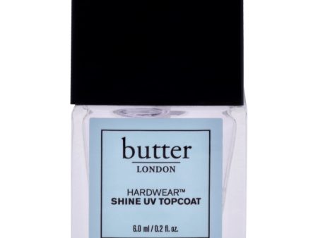 Butter London Hardwear Shine UV Topcoat by Butter London for Women - 0.2 oz Nail Treatment on Sale