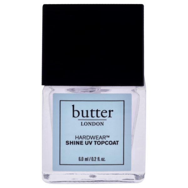 Butter London Hardwear Shine UV Topcoat by Butter London for Women - 0.2 oz Nail Treatment on Sale