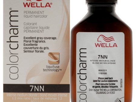 Wella Color Charm Permanent Liquid Hair Color - 7NN Intense Medium Blonde by Wella for Unisex - 1.42 oz Hair Color on Sale