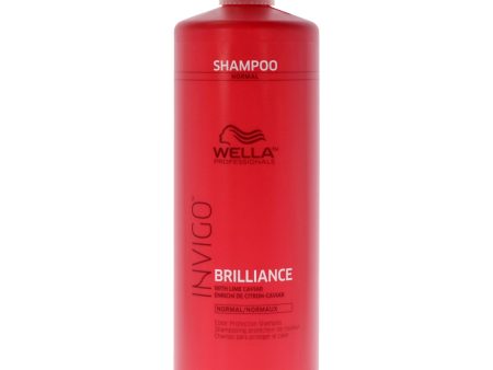 Wella Invigo Brilliance Shampoo for Fine Hair by Wella for Unisex - 33.8 oz Shampoo Sale