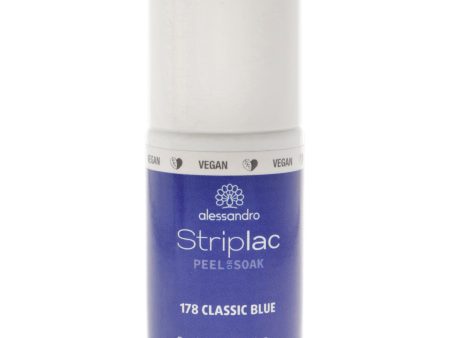 Alessandro Striplac Peel or Soak - 178 Classic Blue by Alessandro for Women 0.27 oz Nail Polish Hot on Sale