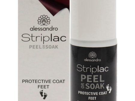 Alessandro Striplac Peel or Soak - Protective Coat Feet by Alessandro for Women 0.27 oz Nail Polish Hot on Sale