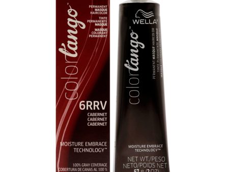 Wella Color Tango Permanent Hair Color - 6RRV Cabernet by Wella for Unisex - 2 oz Hair Color For Sale