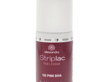 Alessandro Striplac Peel or Soak - 135 Pink Diva by Alessandro for Women - 0.27 oz Nail Polish Cheap