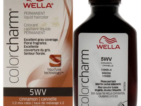 Wella Color Charm Permanent Liquid Hair Color - 5WV Cinnamon by Wella for Unisex - 1.42 oz Hair Color Online now