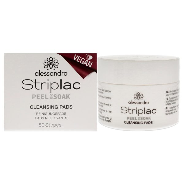 Alessandro Striplac Peel or Soak Cleansing Pads by Alessandro for Women 50 Pc Pads For Cheap